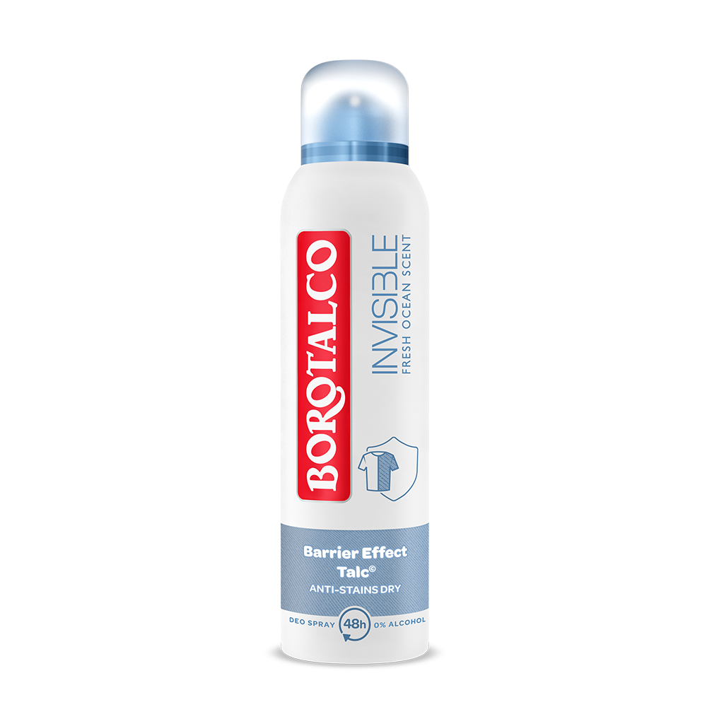 Deodorant spray Invisible Fresh, 150 ml, Borotalco