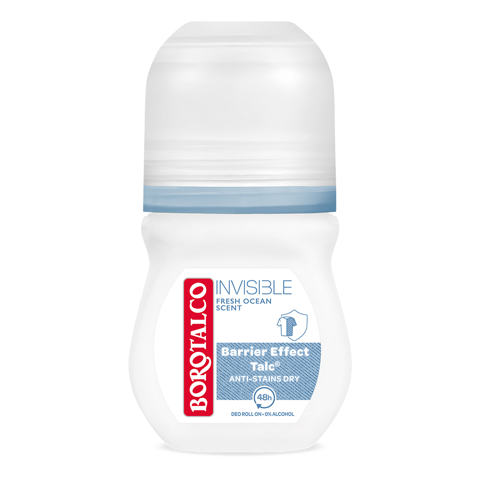 Deodorant roll-on Fresh Invisible, 50ml, Borotalco