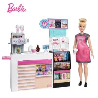 Set cafenea cu 20 de accesorii, +3 ani, Barbie