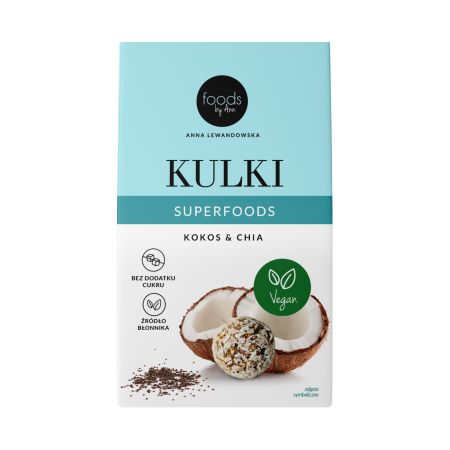 Bilute de curmale cu nuca de cocos si chia, 50g, Foodsbyann