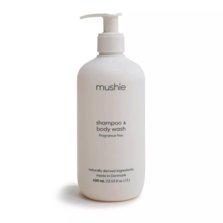 Sampon pentru bebelusi, +0 ani, 400 ml, Fragrance Free, Mushie