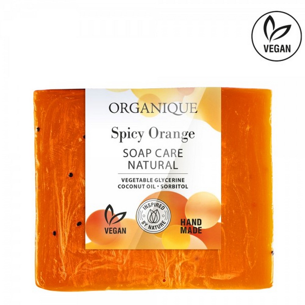 Sapun cu portocale, scortisoara si ghimbir Spicy Orange, 100 g, Organique