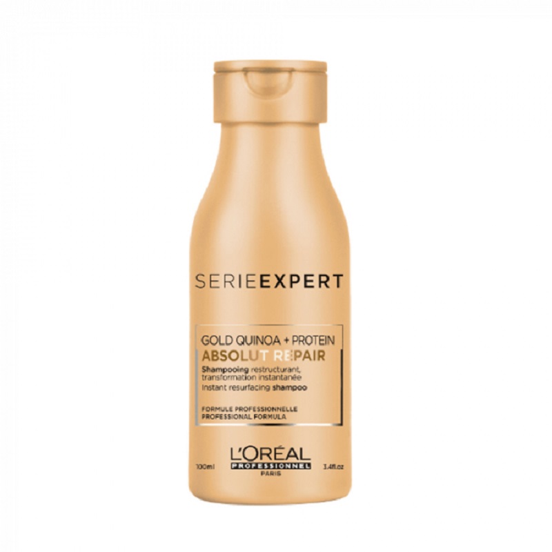 Sampon pentru par foarte deteriorat, Absolut Repair, Gold, Serie Expert, 100 ml,  L'Oreal Professionnel