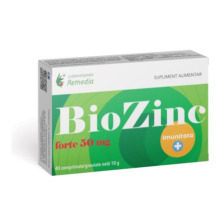 REMEDIA BIOZINC FORTE 50MG 40 CPR 