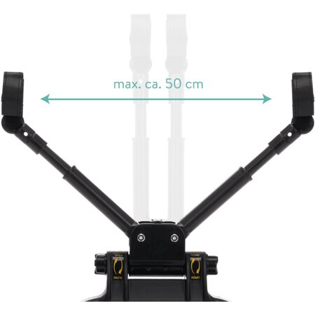 Trapta pentru carucior cu scaunel Basic, Black, Fillikid 607378