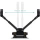 Trapta pentru carucior cu scaunel Basic, Black, Fillikid 607378