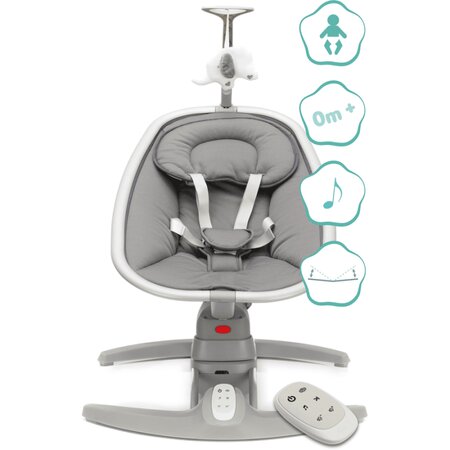Leagan electric pentru bebelusi Mimi Grey, Fillikid 607401