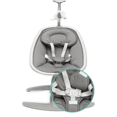 Leagan electric pentru bebelusi Mimi Grey, Fillikid 607397
