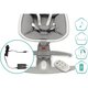 Leagan electric pentru bebelusi Mimi Grey, Fillikid 607394