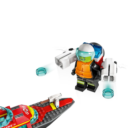 Barca de salvare a pompierilor, +5 ani, 60373, Lego City 607439