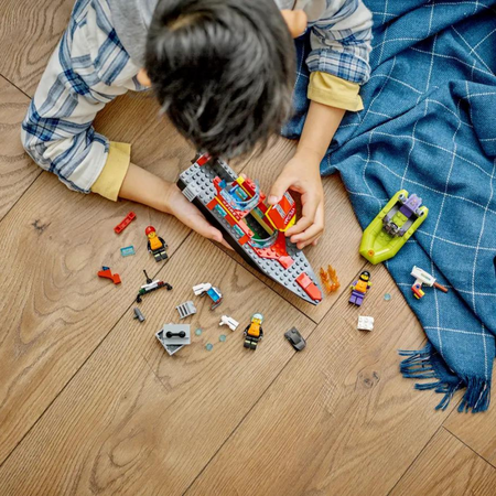 Barca de salvare a pompierilor, +5 ani, 60373, Lego City 607442