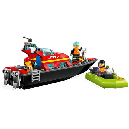 Barca de salvare a pompierilor, +5 ani, 60373, Lego City 607437