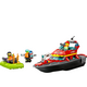 Barca de salvare a pompierilor, +5 ani, 60373, Lego City 607443