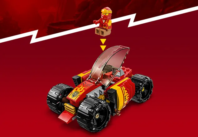 Masina de curse Evo Ninja a lui Kai, +6 ani, 71780, Lego Ninjago