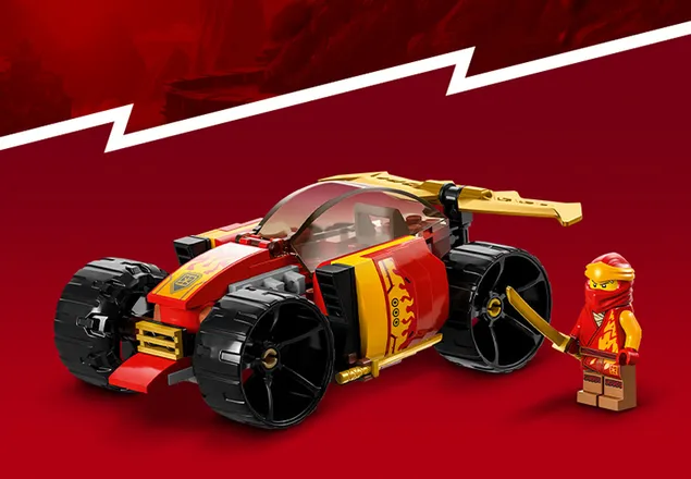 Masina de curse Evo Ninja a lui Kai, +6 ani, 71780, Lego Ninjago