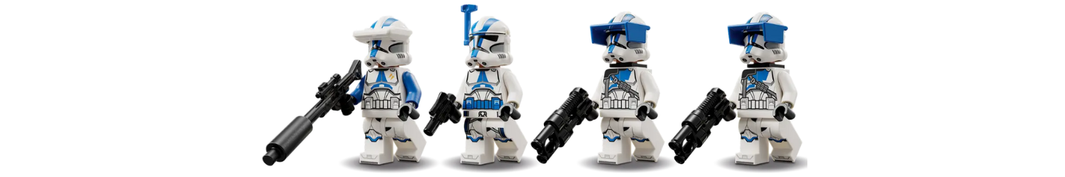 Pachet de lupta clone Troopers Divizia 501, +6 ani, 75345, Lego Star Wars