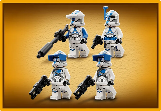 Pachet de lupta clone Troopers Divizia 501, +6 ani, 75345, Lego Star Wars