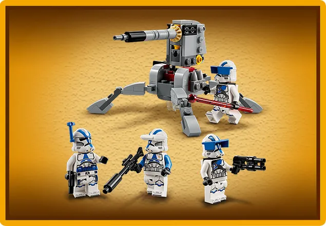 Pachet de lupta clone Troopers Divizia 501, +6 ani, 75345, Lego Star Wars