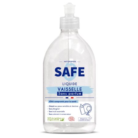 SAFE DETERGENT BIO PENTRU VASE FARA PARFUM FARA ALERGENI 500 ML 10647