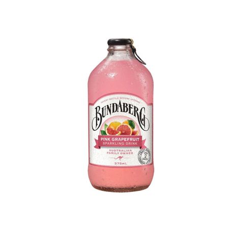 SANOVITA BUNDABERG BAUTURA CARBOGAZOASA CU SUC DE GRAPEFRUIT ROZ 375ML SGR