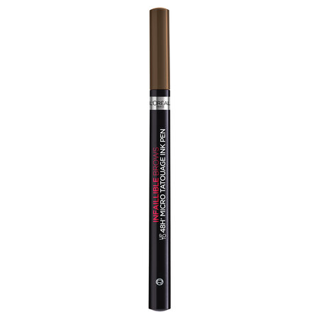 Creion pentru sprancene cu efect de micropigmentare Infaillible Brows 48H Micro Tatouage, 3.0 Brunette, 6 g, Loreal Paris 607856