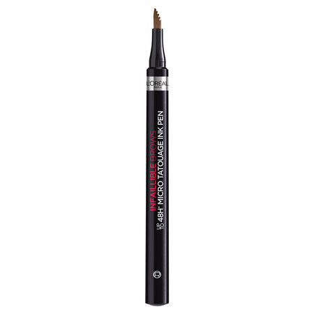 Creion pentru sprancene cu efect de micropigmentare Infaillible Brows 48H Micro Tatouage, 5.0 Light Brunette, 6 g, Loreal Paris 607930