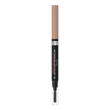 Creion pentru sprancene Infaillible Brows 24H Triangular, 6.0 Dark Blonde​, 1 ml, Loreal Paris