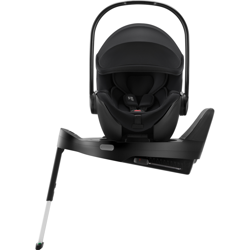 Scoica auto Baby Safe Pro reclinabila cu Baza Isofix Vario 5Z, 40 - 85 cm, Space Black, Britax