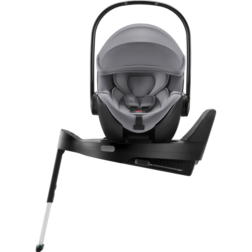 Scoica auto Baby Safe Pro reclinabila cu Baza Isofix Vario 5Z, 40 - 85 cm, Frost Grey, Britax