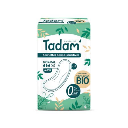 TADAM ABSORBANTE BIO HIPOALERGENICE MAXI NORMAL  18 BUC 10670