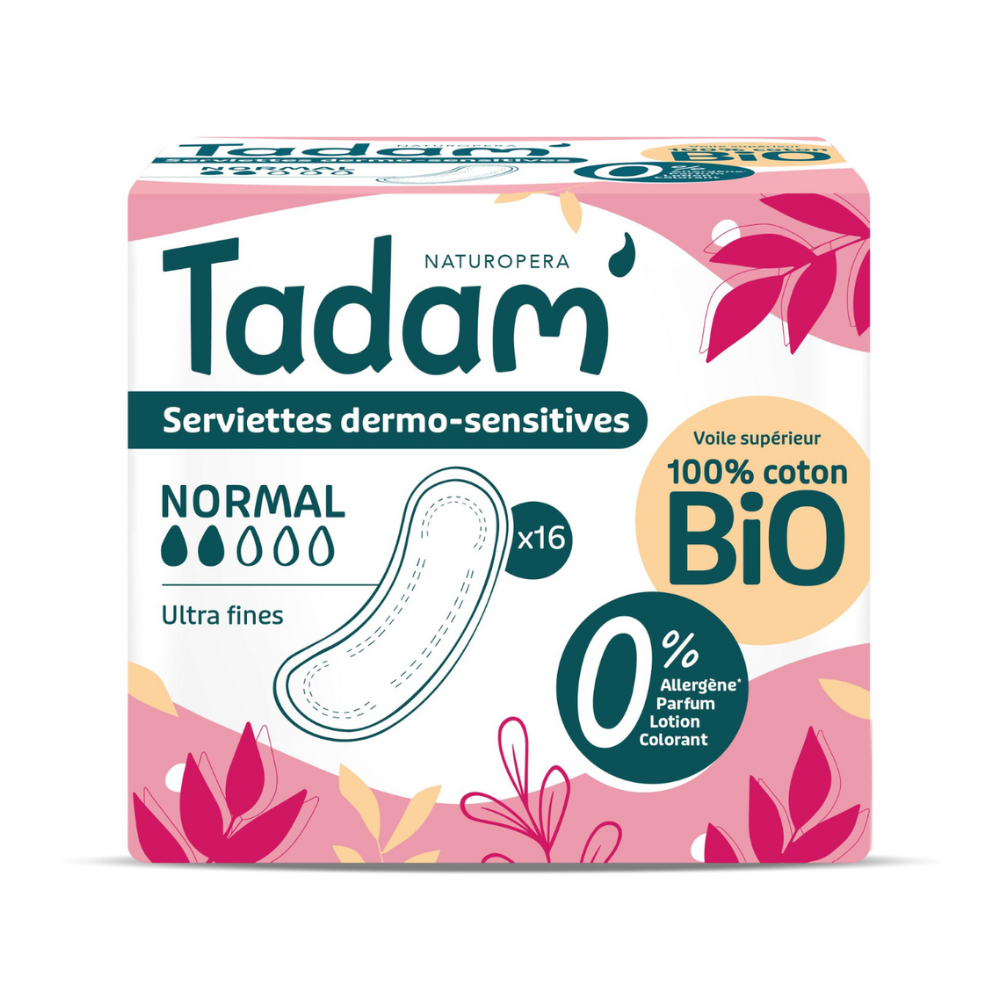 Absorbante Bio hipoalergenice, Ultra Normal, 16 bucati, Tadam