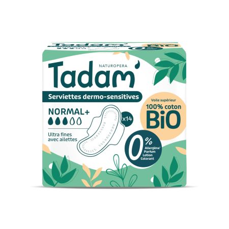 TADAM ABSORBANTE BIO HIPOALERGENICE ULTRA NORMAL+  14 BUC 10665