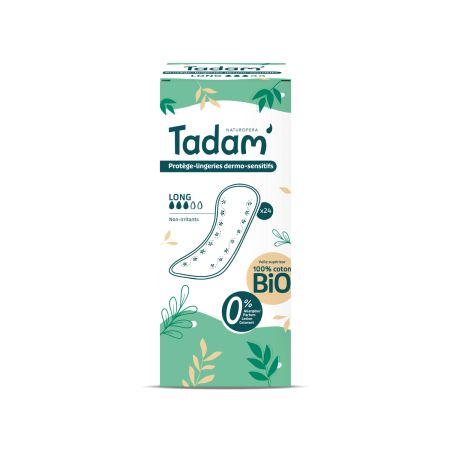 TADAM ABSORBANTE ZILNICE BIO HIPOALERGENICE LONG PROTECTIE LENJERIE 24 BUC 10673