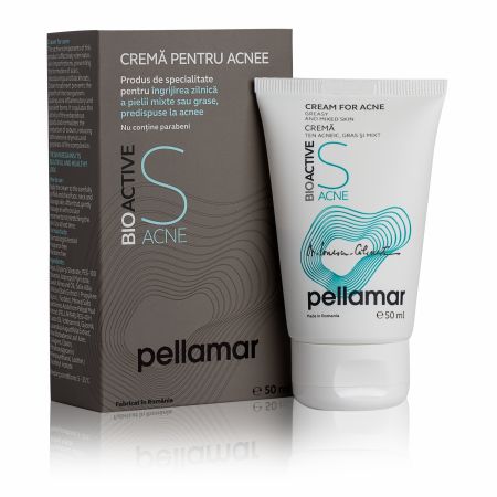 Crema pentru acnee Bio Active S, 50ml, Pellamar