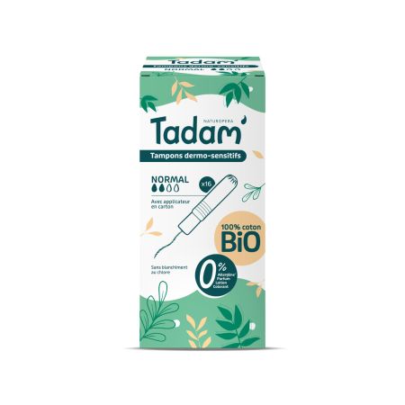 TADAM TAMPOANE BIO HIPOALERGENICE NORMAL(CU APLICATOR)  16 BUC 10678