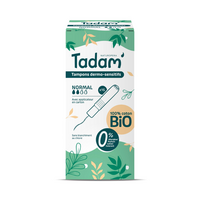 Tampoane Bio hipoalergenice cu aplicator, Normal, 16 bucati, Tadam