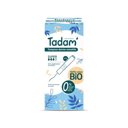 TADAM TAMPOANE BIO HIPOALERGENICE SUPER(CU APLICATOR)  14 BUC 10677