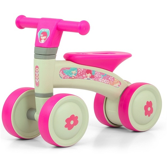 Bicicleta fara pedale Ride On, Coco Pink