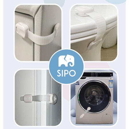 Sigurante reglabile cu utilizare universala, 6 bucati, Sipo 614431