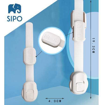 Sigurante reglabile cu utilizare universala, 6 bucati, Sipo 614433