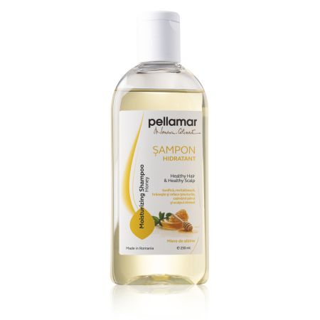 Sampon hidratant cu miere de albine, 250 ml, Pellamar