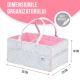 Organizator de scutece si accesorii, Pink, Sipo 608431