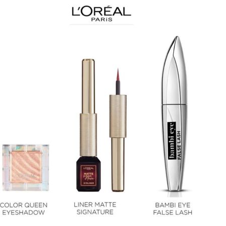 Mascara cu efect de gene false Bambi Eye False Lash, Black, 8.9 ml, Loreal Paris 608514