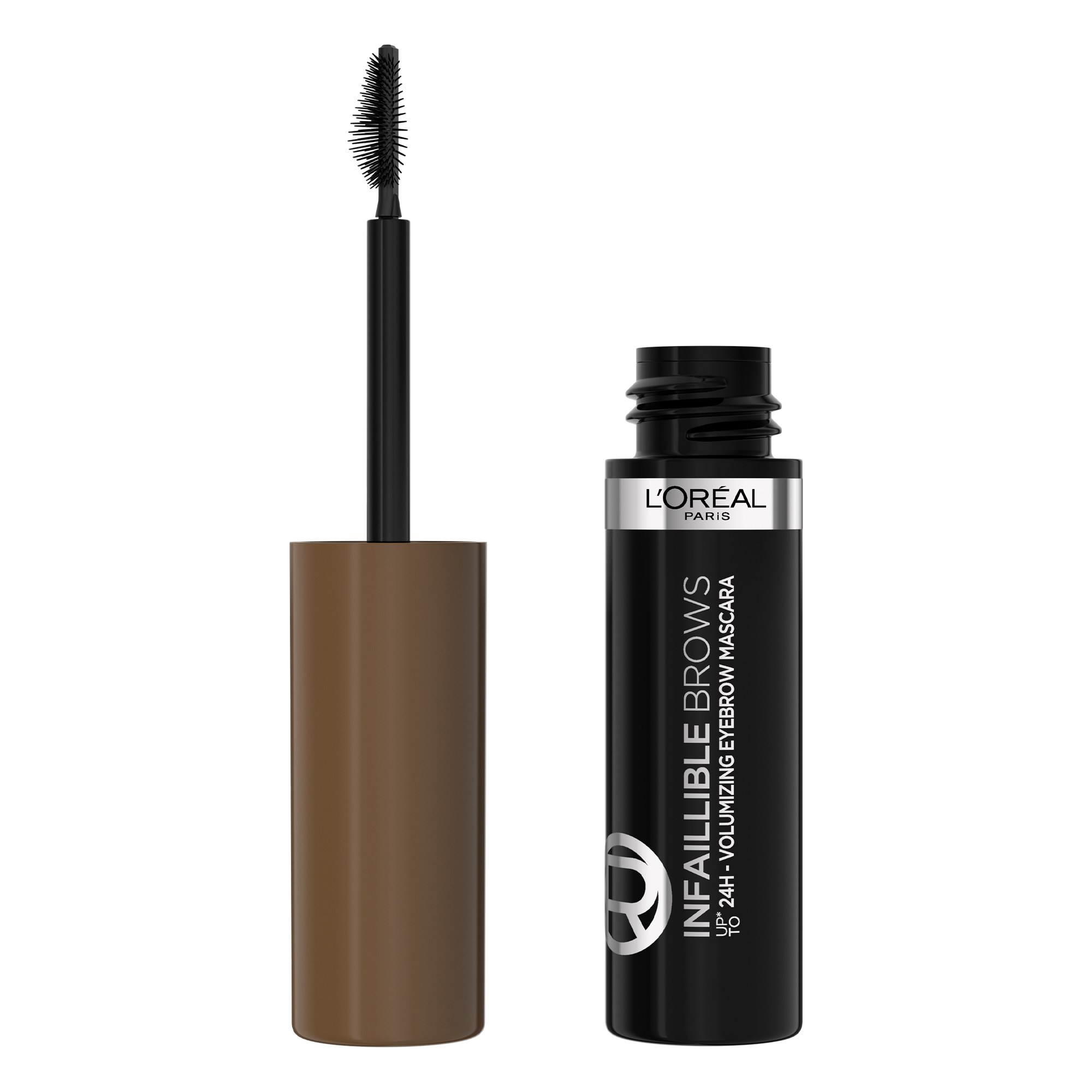 Mascara pentru sprancene cu efect de volum Infaillible 24H, Brunette, 4,9 ml, Loreal Paris