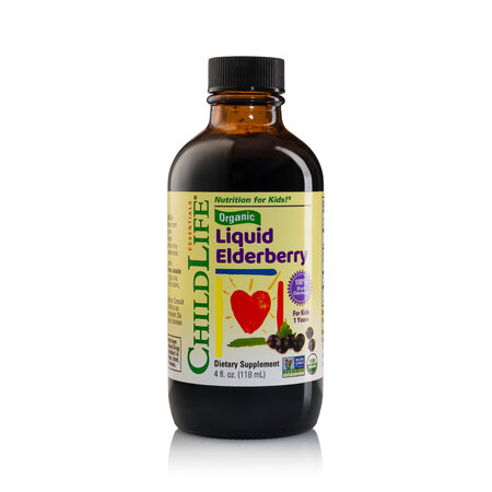 Supliment imunitate copii Liquid Elderberry Childlife Essentials, 1 an+, 118 ml, Secom 776547