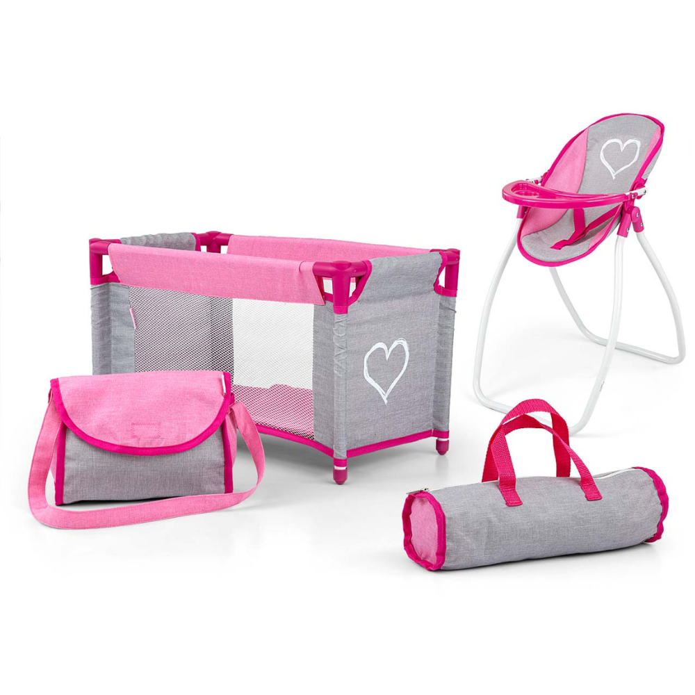 Set de joaca accesorii pentru papusi Elsa Prestige, Pink, Milly Mally