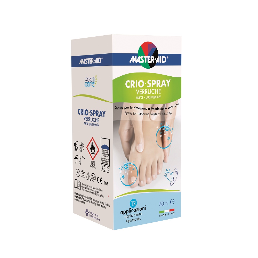 Spray pentru indepartarea negilor Crio-Spray Verruche, 50 ml, Master Aid