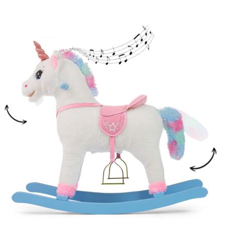 Calut balansoar cu sunete Latek, Unicorn, Milly Mally 608700