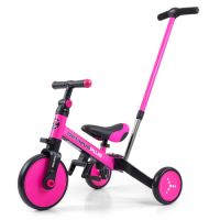 Tricicleta 4 in 1 Optimus Plus, Pink, 12 luni-5 ani, Milly Mally