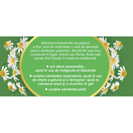Ceai de musetel, 20 plicuri, Fares 723124